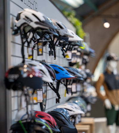 Fahrradhelme im Store