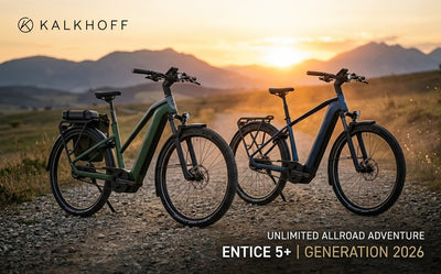 2 Bikes der Kalkhoff Entice 5+-Serie
