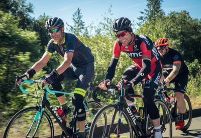 Radfahrer mit Sportbekleidung